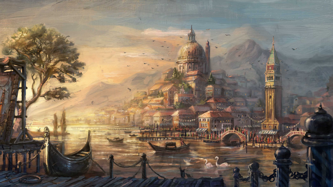 1800年, 艺术, 视觉艺术, 扩展包, 晚上 壁纸 1280x720 允许