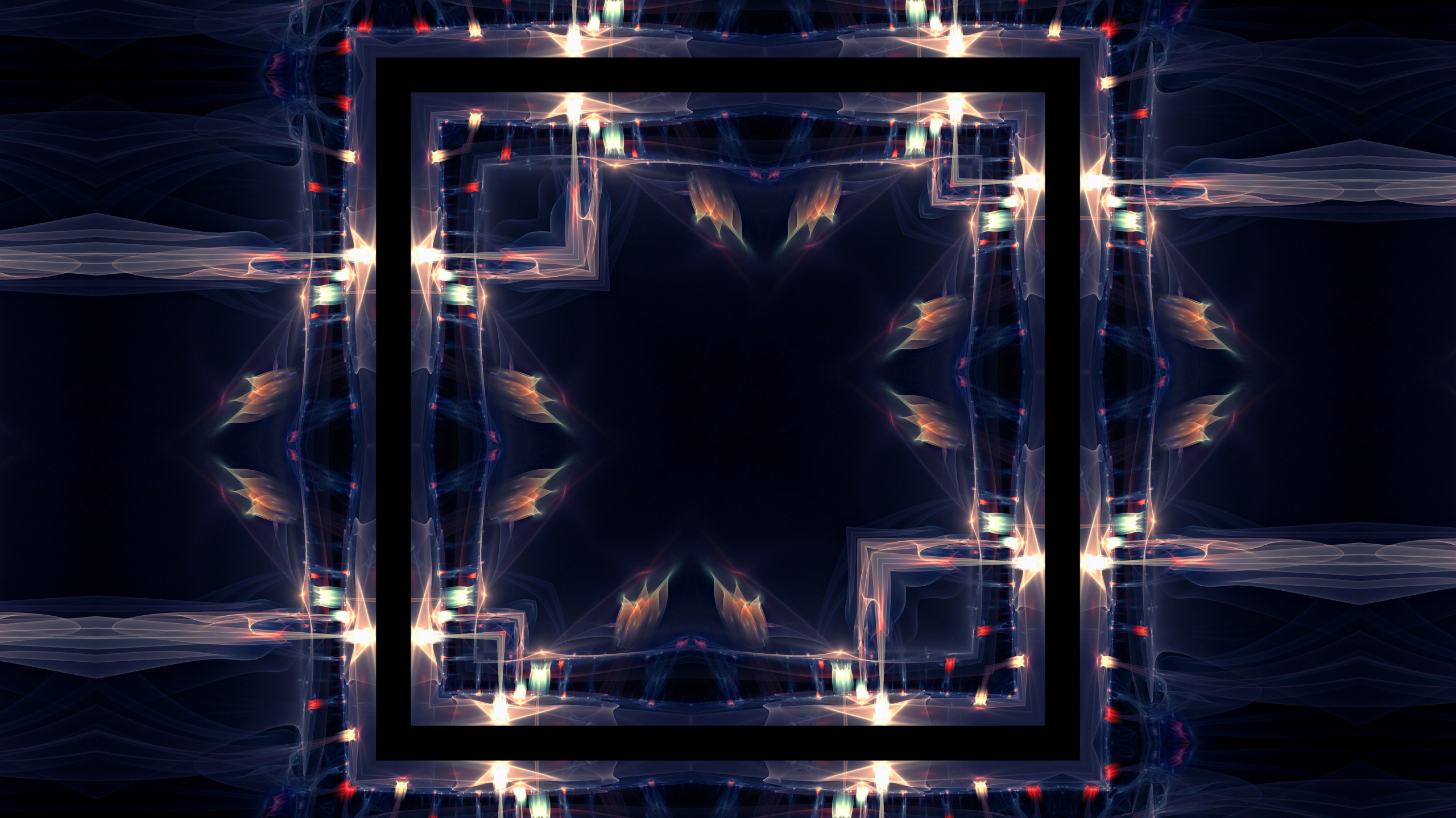 Peinture Abstraite Bleue et Blanche. Wallpaper in 2560x1440 Resolution