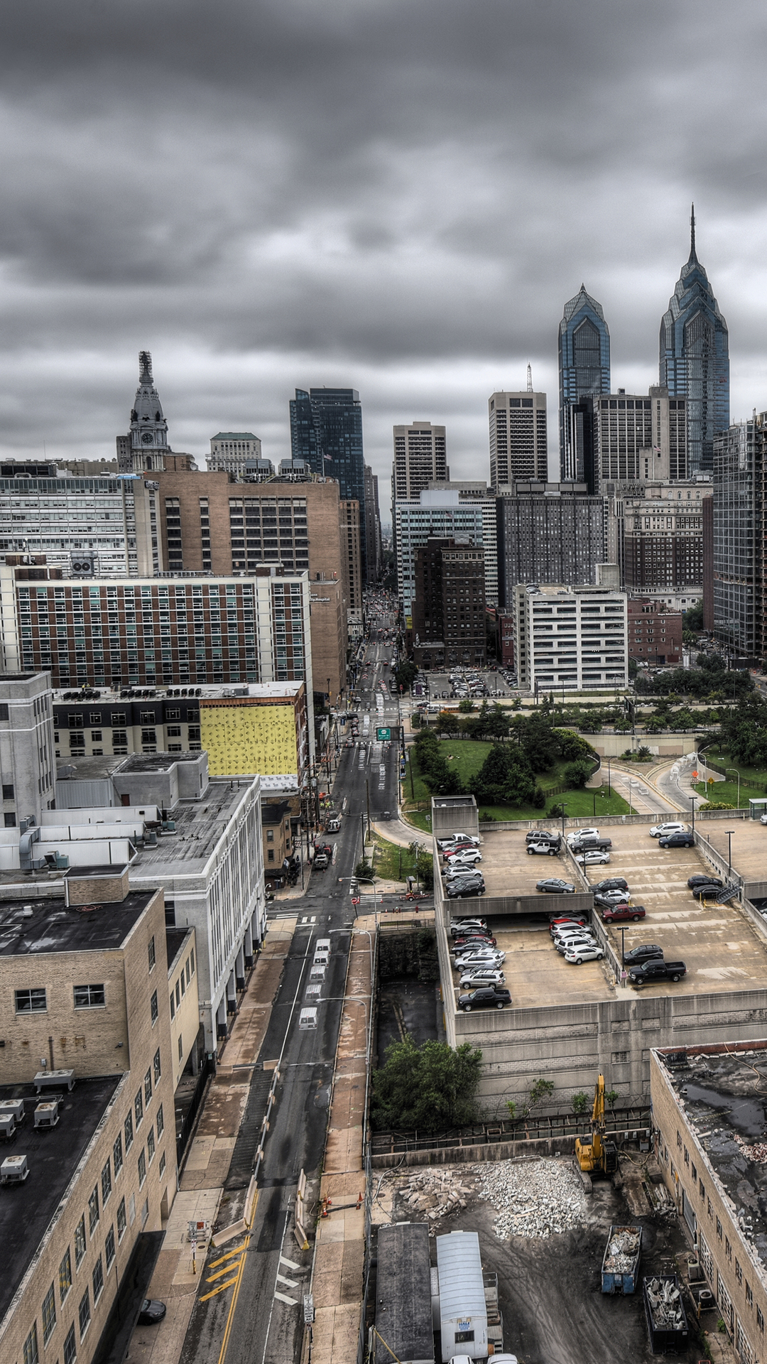 Urban Area, Cloud, Building, Skyscraper, Daytime. Wallpaper in 1080x1920 Resolution