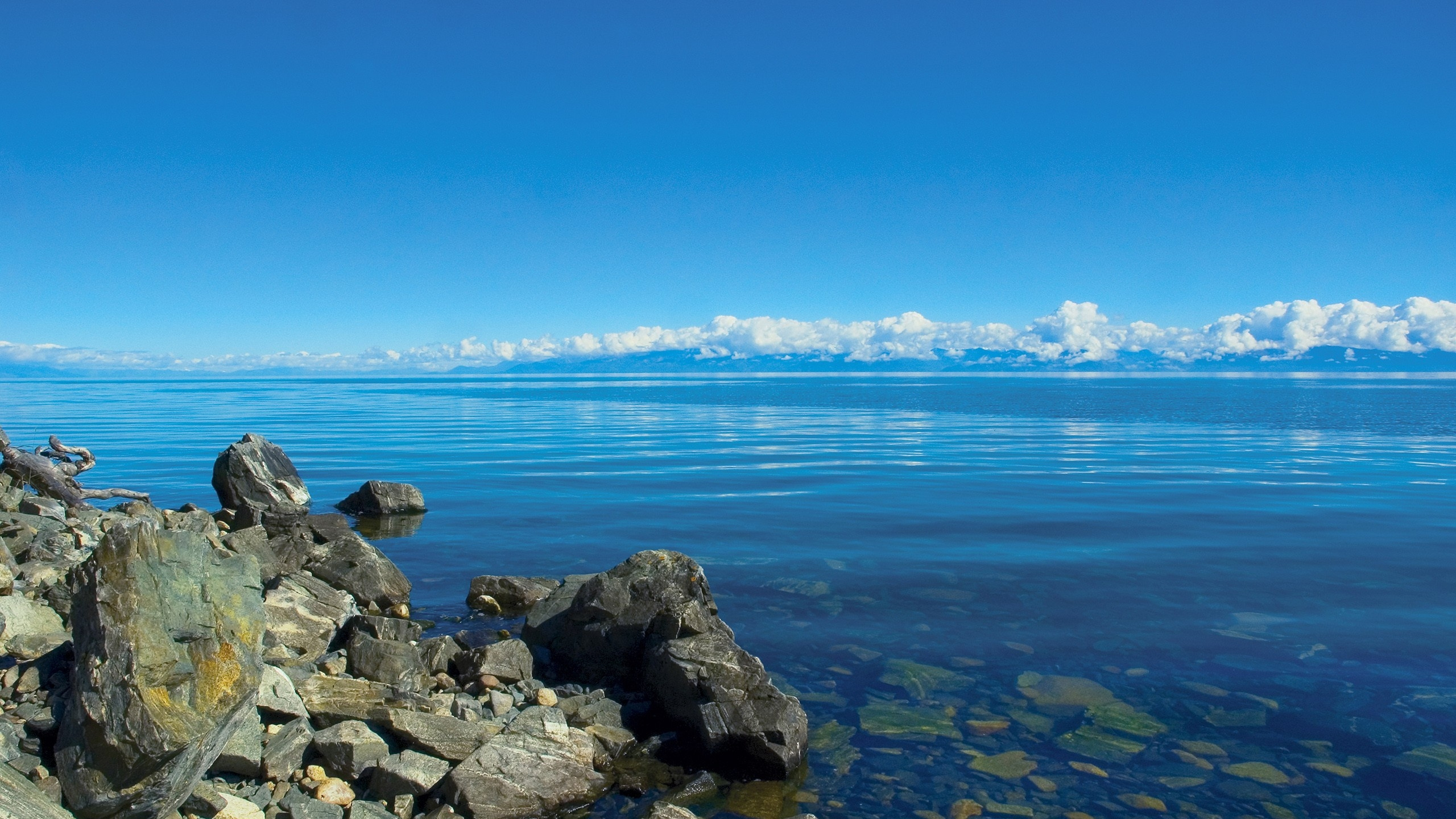 贝加尔湖, 大海, 海洋, 海岸, 岸边 壁纸 2560x1440 允许