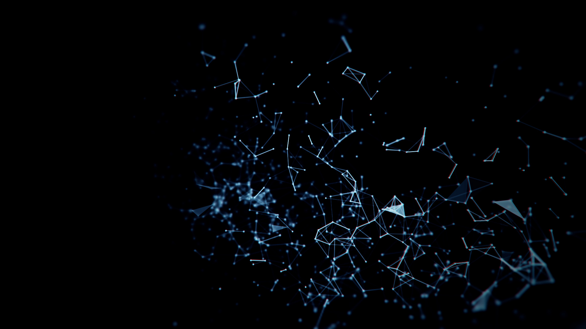 White and Black Abstract Illustration. Wallpaper in 1920x1080 Resolution