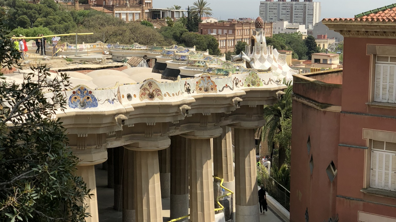 Park Gell, Architecture, Neighbourhood, Town, Residential Area. Wallpaper in 1280x720 Resolution