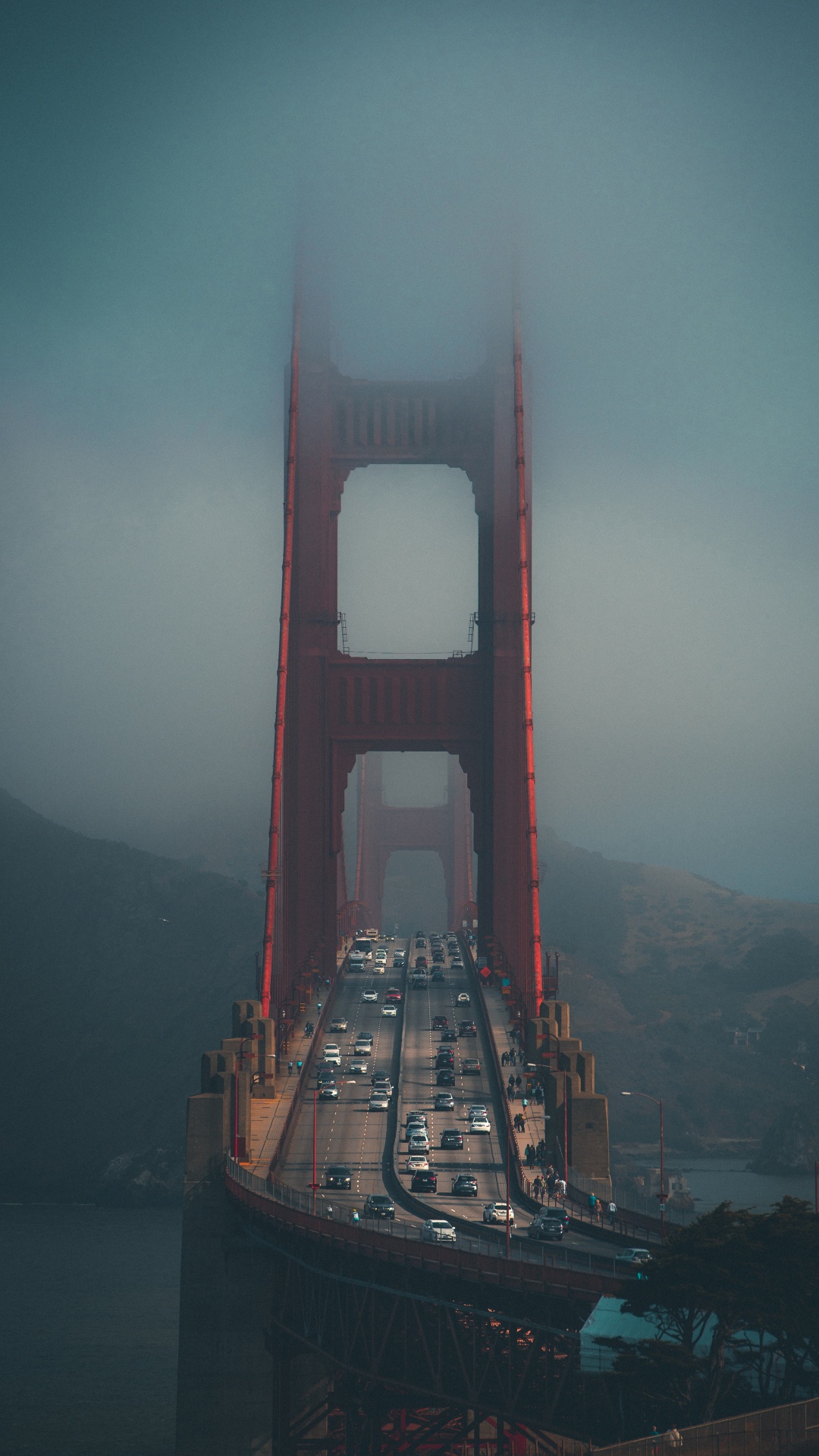 Golden Gate Bridge San Francisco Kalifornien. Wallpaper in 1080x1920 Resolution