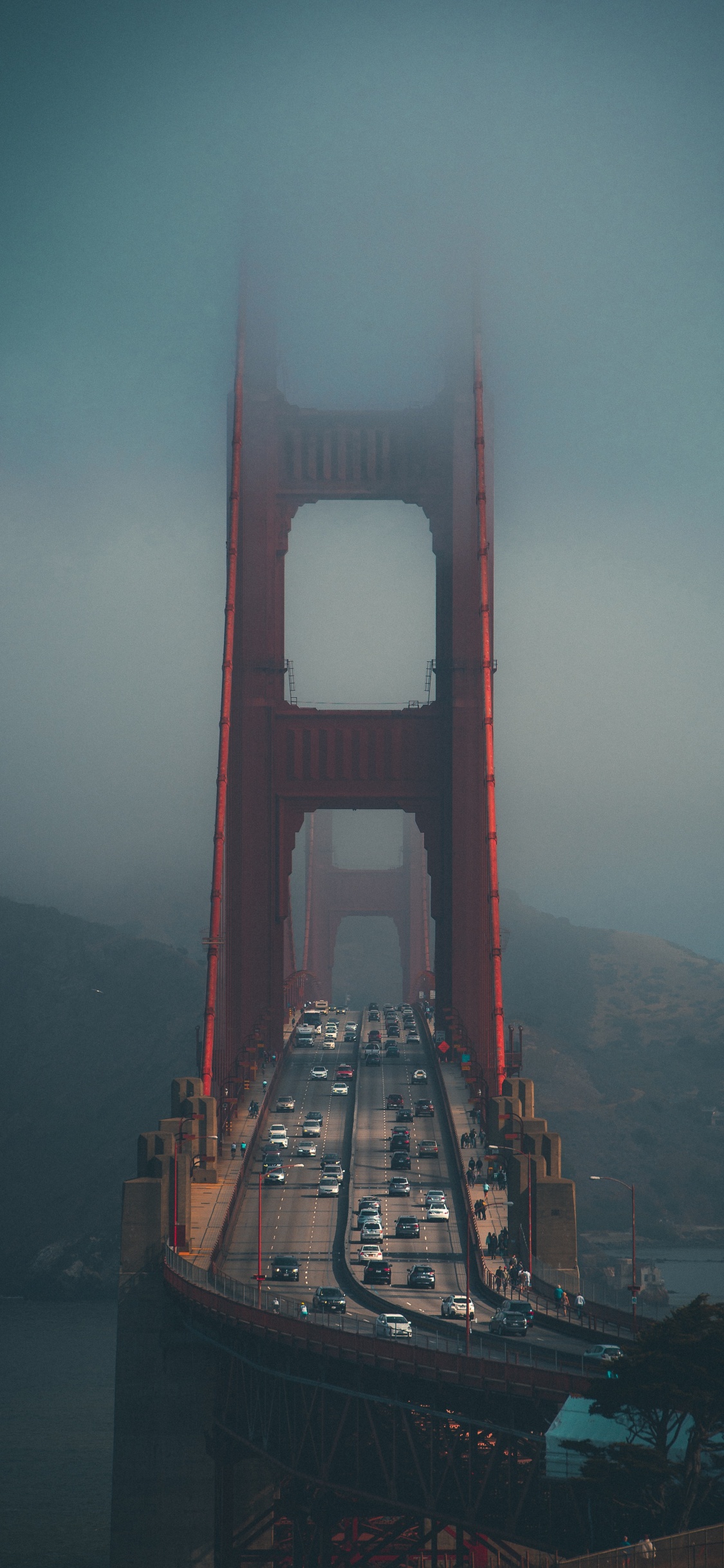 Golden Gate Bridge San Francisco Kalifornien. Wallpaper in 1125x2436 Resolution