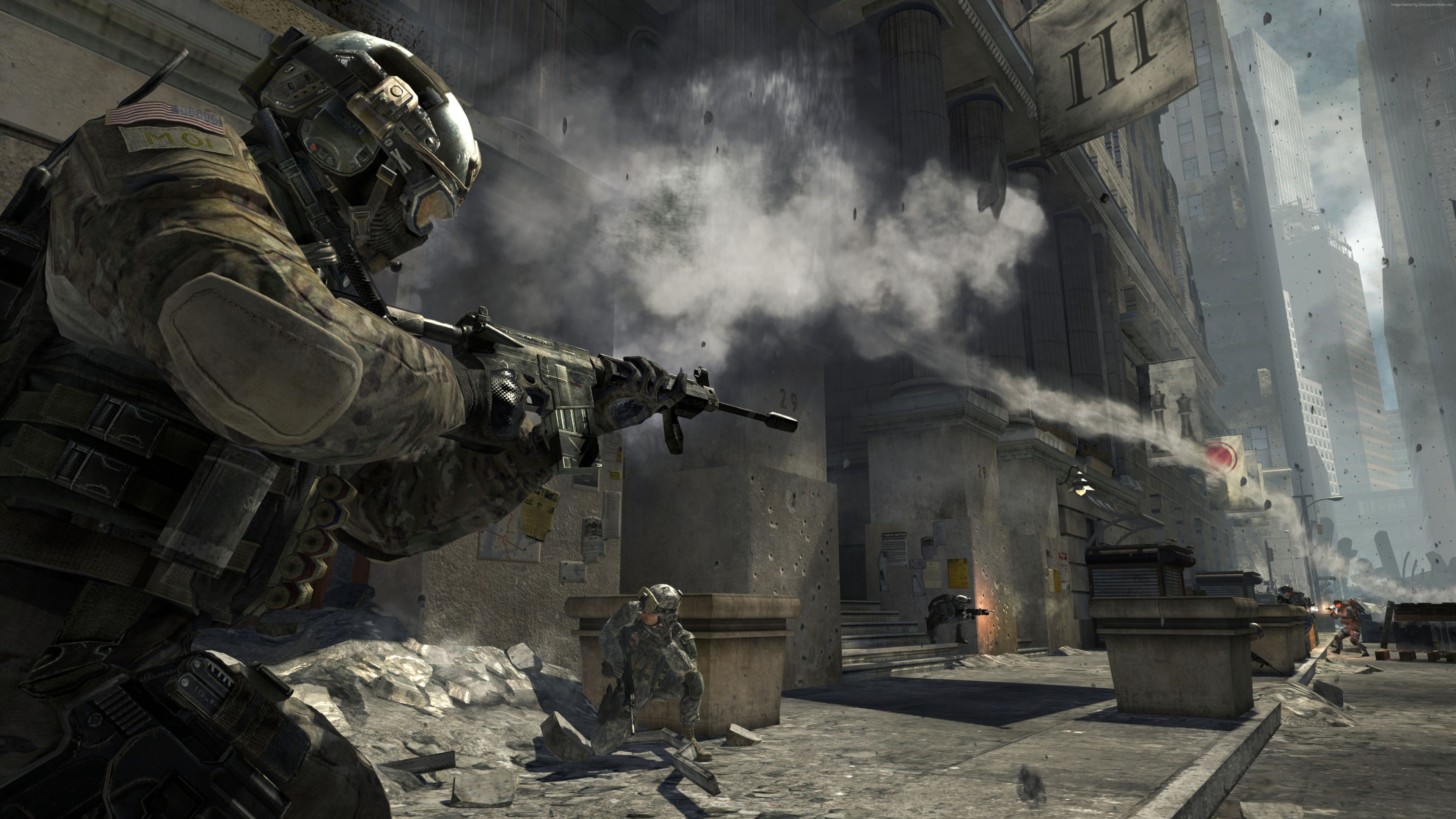 Call of Duty Modern Warfare 3, Call of Duty 4 Modern Warfare, Call of Duty Modern Warfare 2, Infinity Ward, Xbox 360. Wallpaper in 3840x2160 Resolution