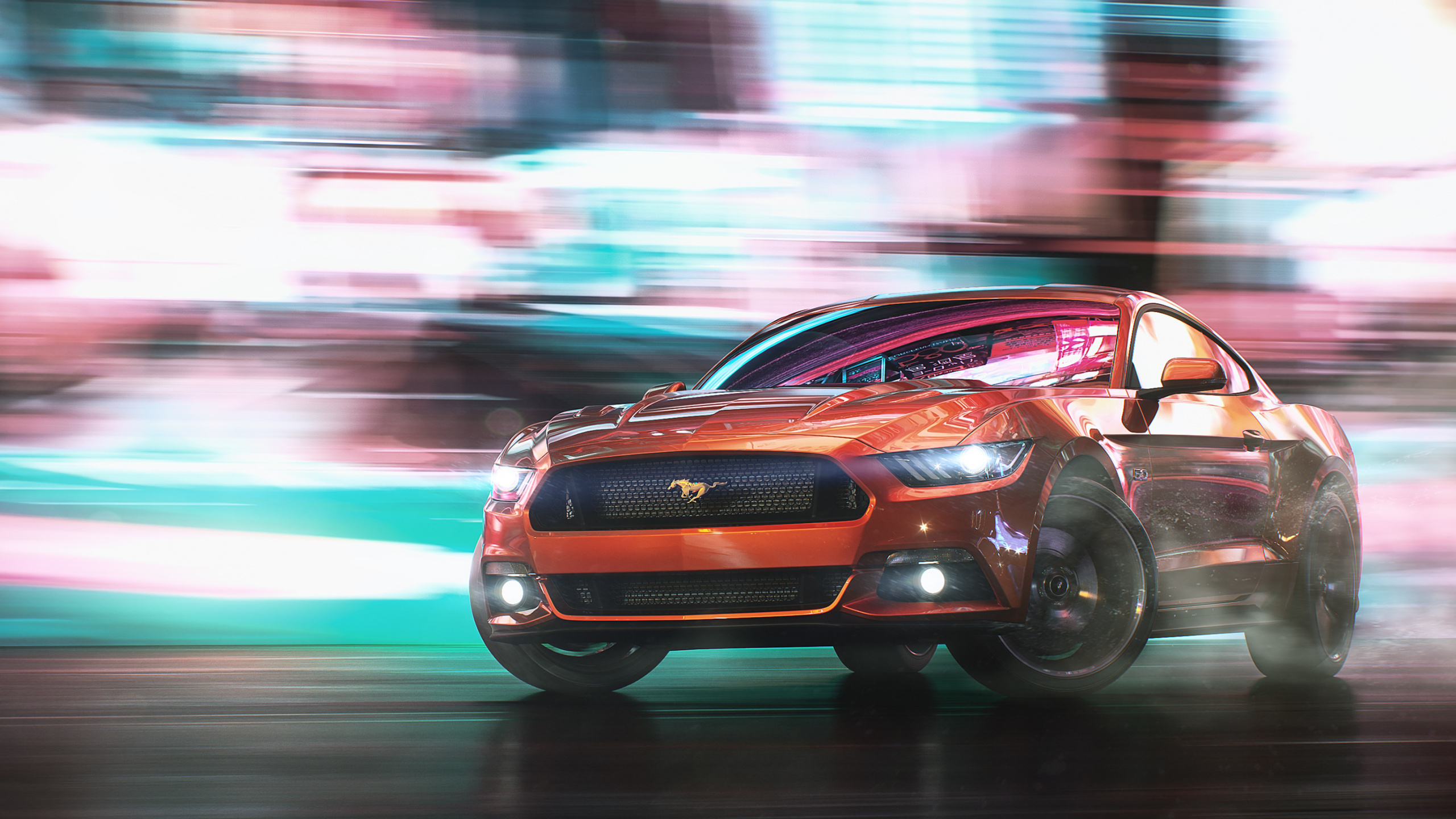 Roter Bmw m 3 Unterwegs. Wallpaper in 2560x1440 Resolution