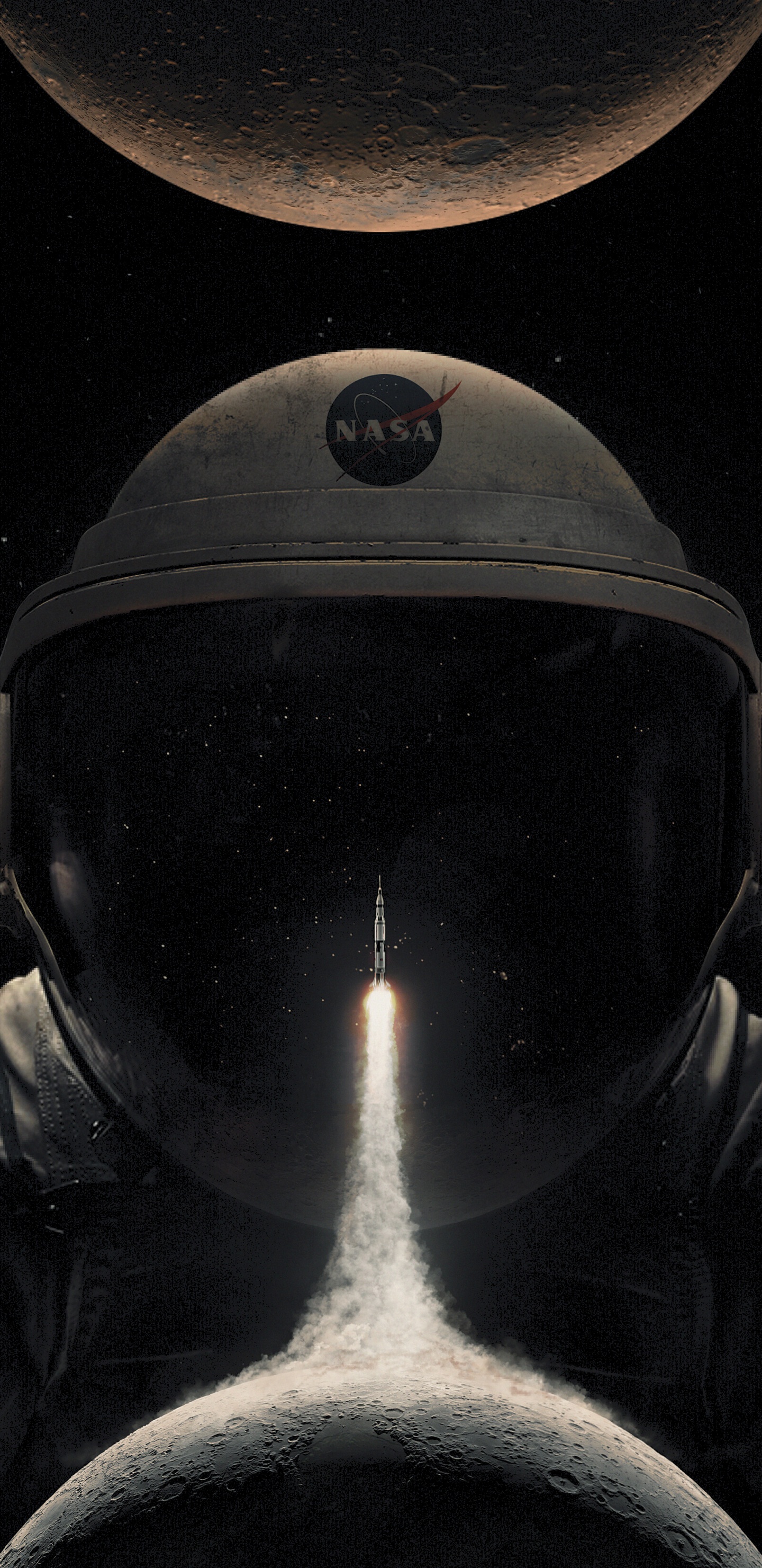 Apollo 50-jähriges Jubiläum, Apollo 20, Apollo-Programm, Wei, Licht. Wallpaper in 1440x2960 Resolution