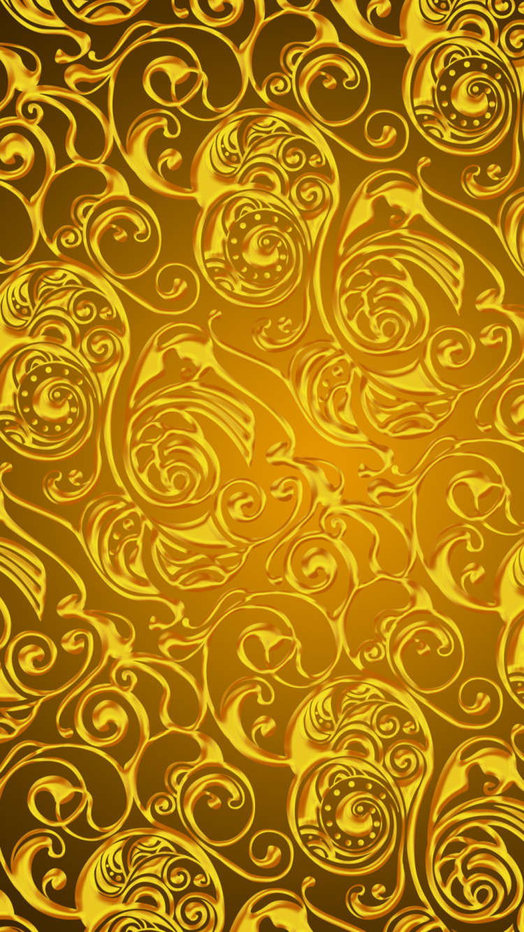 Textile Floral Noir et Blanc. Wallpaper in 750x1334 Resolution