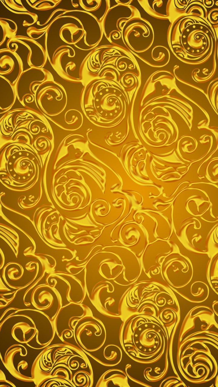 Schwarz-weißes Florales Textil. Wallpaper in 720x1280 Resolution