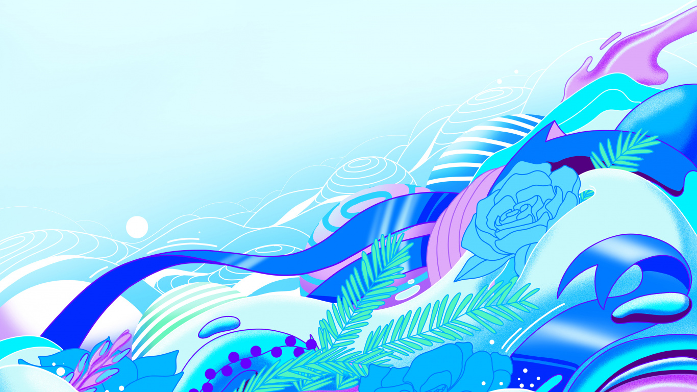 窗口 11, Microsoft Windows, 视窗 365, 假日, 微软公司 壁纸 1366x768 允许