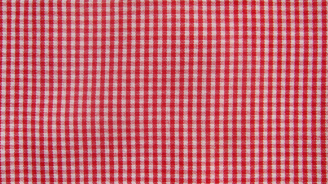 Textile à Carreaux Rouges et Blancs. Wallpaper in 1280x720 Resolution