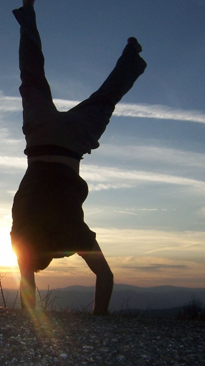 Saut, Lever, Matin, L'atmosphère de la Terre, Santé. Wallpaper in 720x1280 Resolution