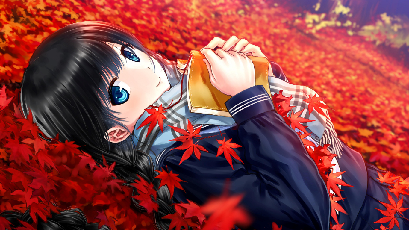 Mujer en Camisa de Manga Larga Negra y Naranja Cubriéndose el Rostro Con Las Manos. Wallpaper in 1366x768 Resolution