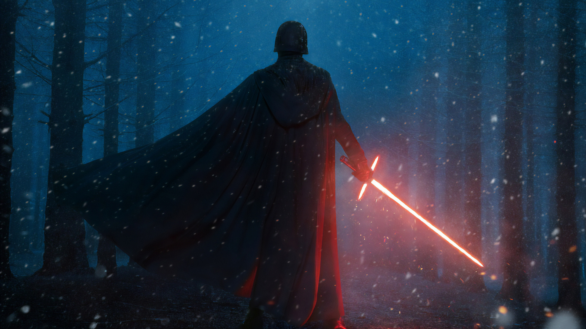 气氛, 艺术, 光, 空间, 森林 壁纸 1920x1080 允许