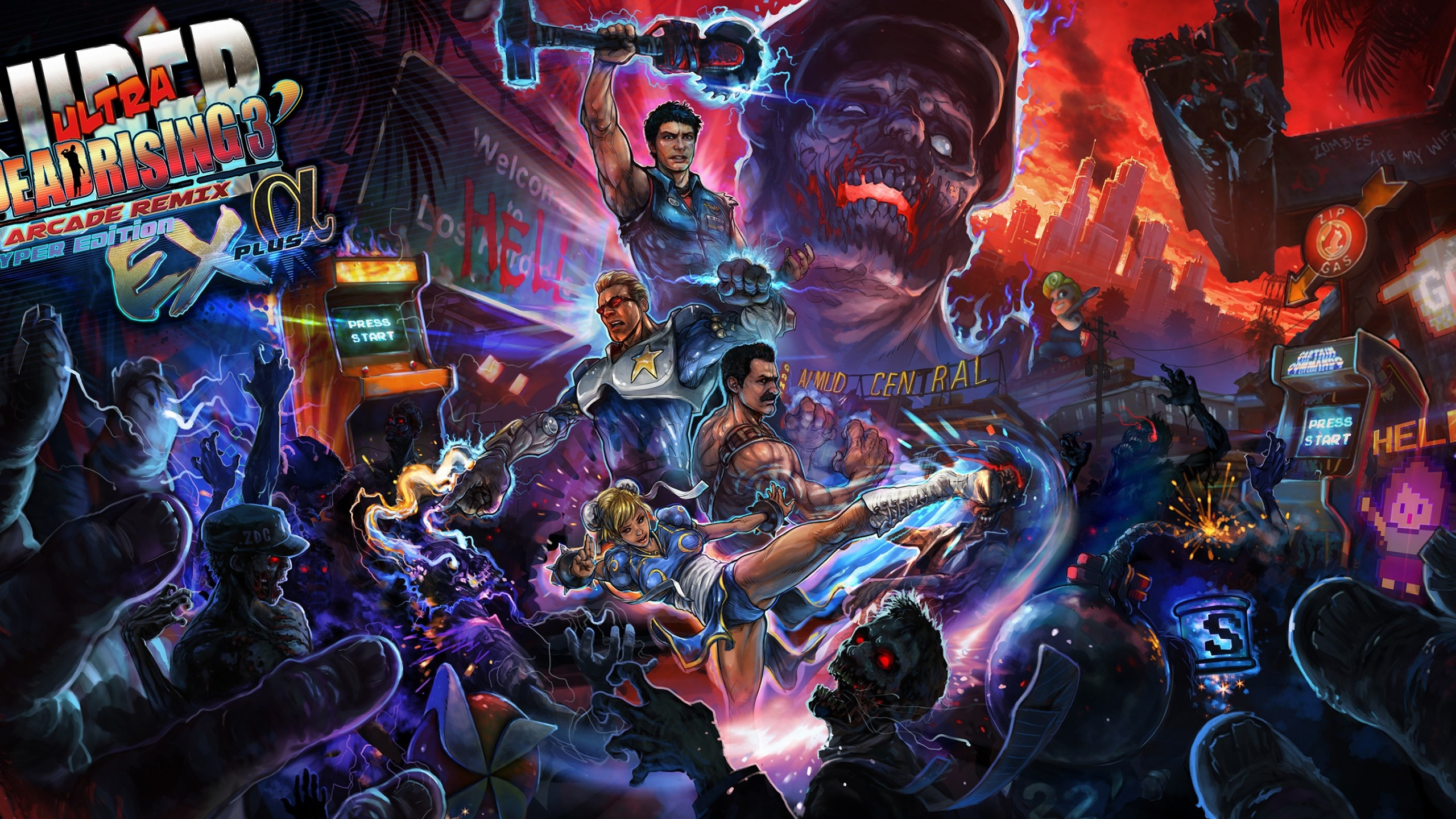 Dead Rising 3, Franc Ouest, Capcom, Jeu D'arcade, Xbox One. Wallpaper in 2560x1440 Resolution