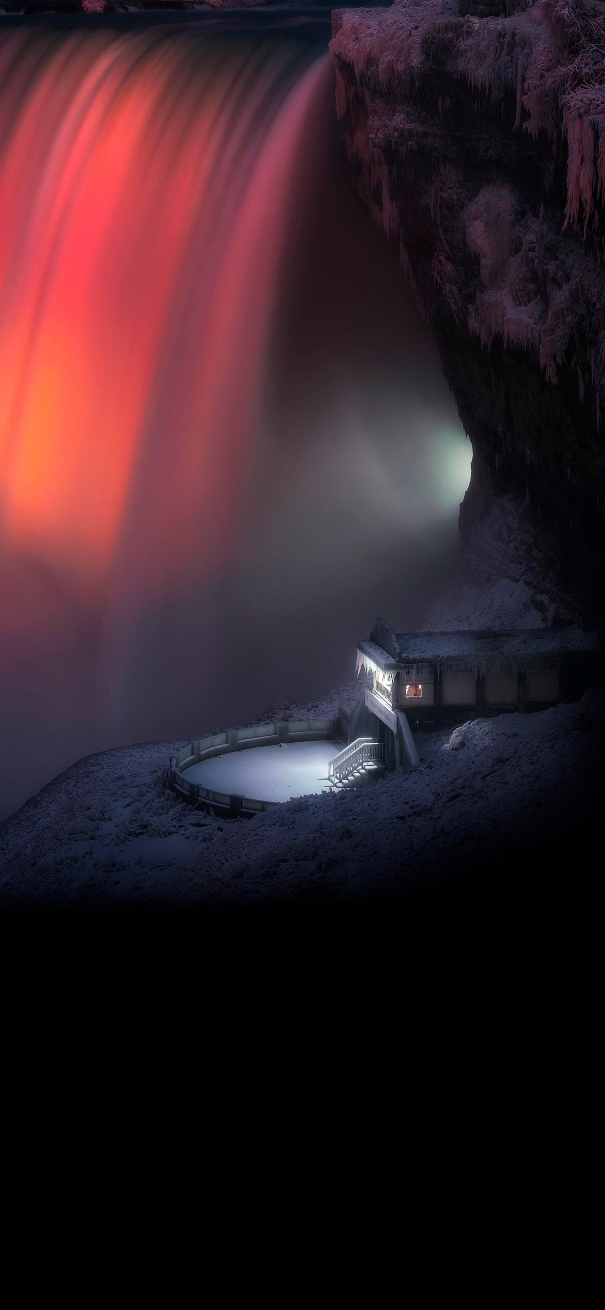 Nature, Waterfall, Automotive Lighting, Gas, Tints and Shades. Wallpaper in 1242x2688 Resolution