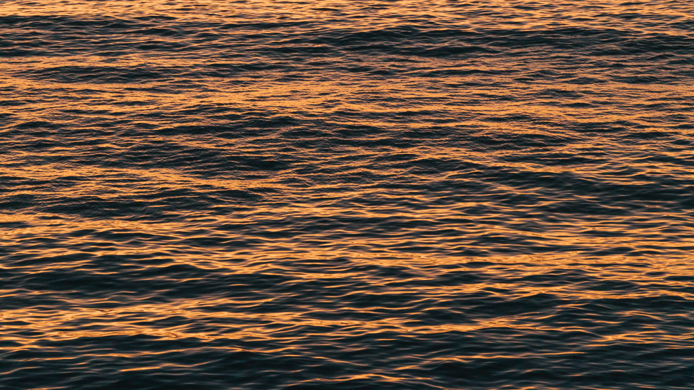 大海, 地平线, 海洋, 冷静, 反射 壁纸 1366x768 允许