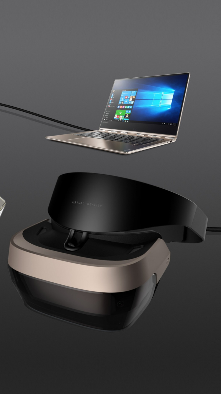 Schwarz-Weiß-VR-Box. Wallpaper in 750x1334 Resolution