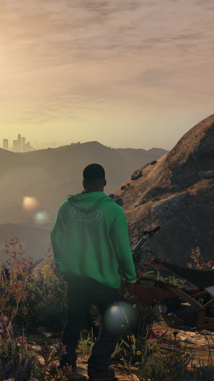 Grand Theft Auto v, Grand Theft Auto San Andreas, Grand Theft Auto Online, Rockstar Games, Playstation 4. Wallpaper in 750x1334 Resolution