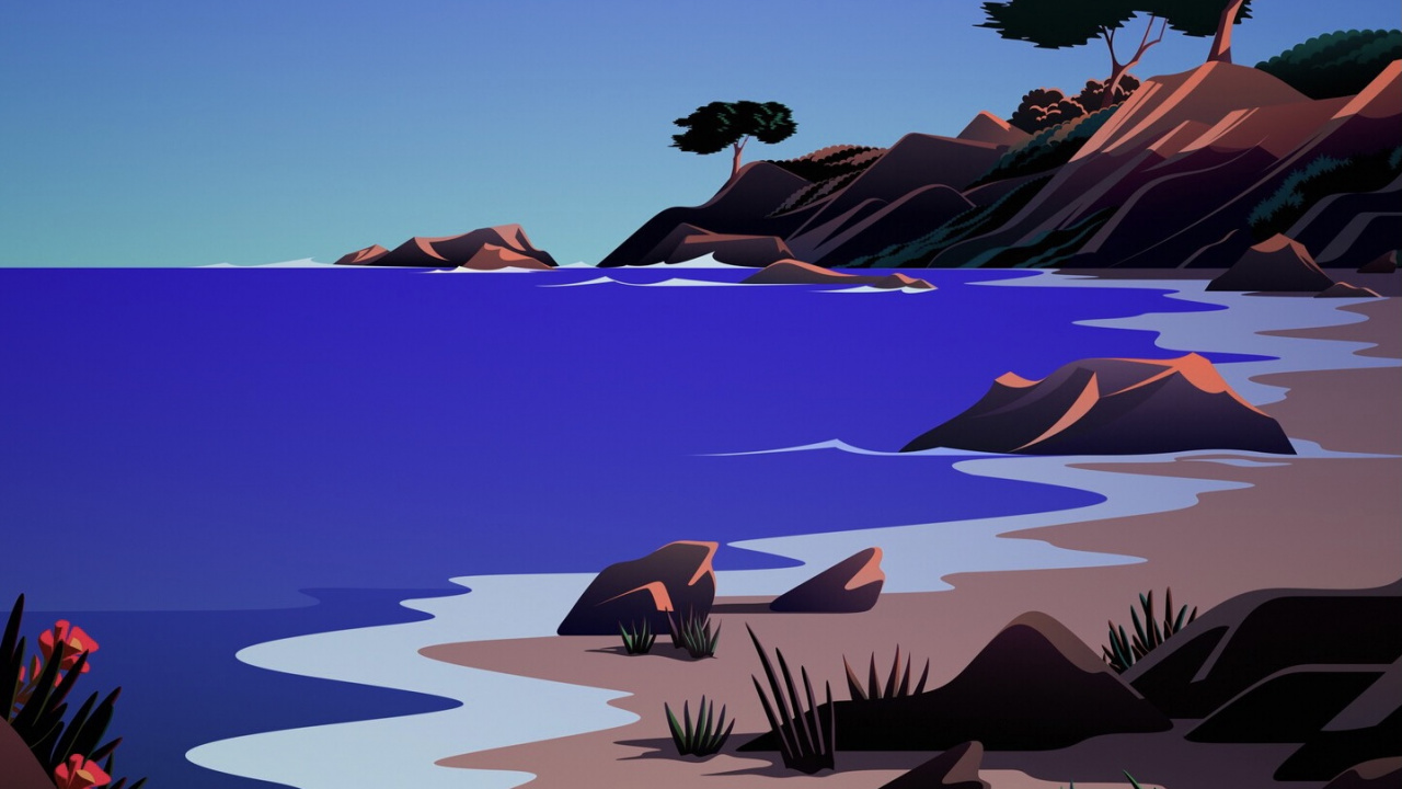 IOS, Apple, Eau, L'écorégion, Paysage Naturel. Wallpaper in 1280x720 Resolution