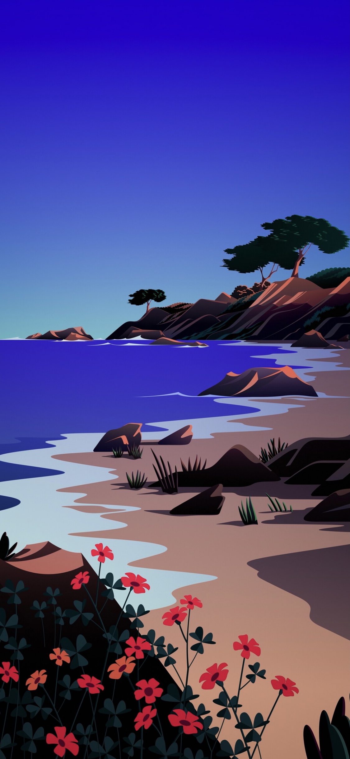 Ios, Manzana, Agua, Ecorregión, Paisaje Natural. Wallpaper in 1125x2436 Resolution