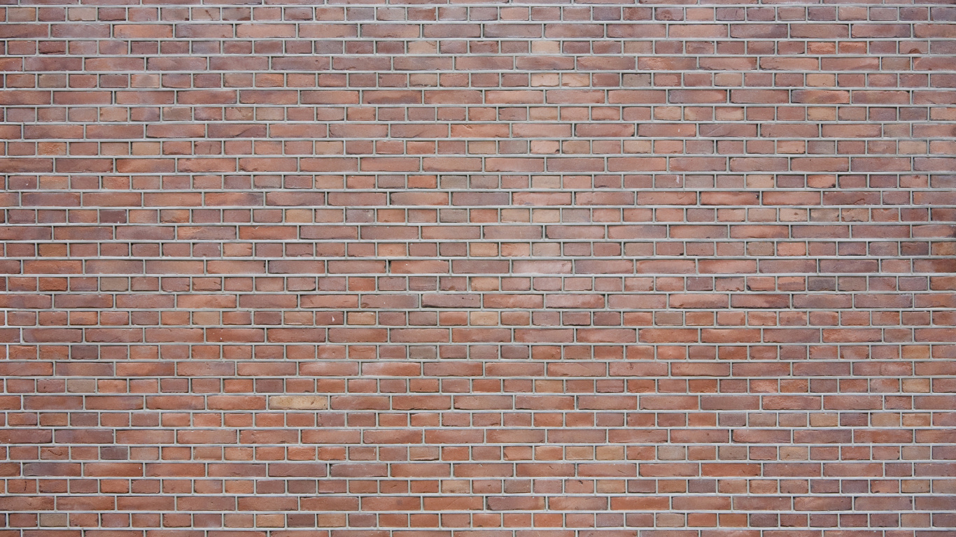 Brown Brick Wall During Daytime. Wallpaper in 1366x768 Resolution