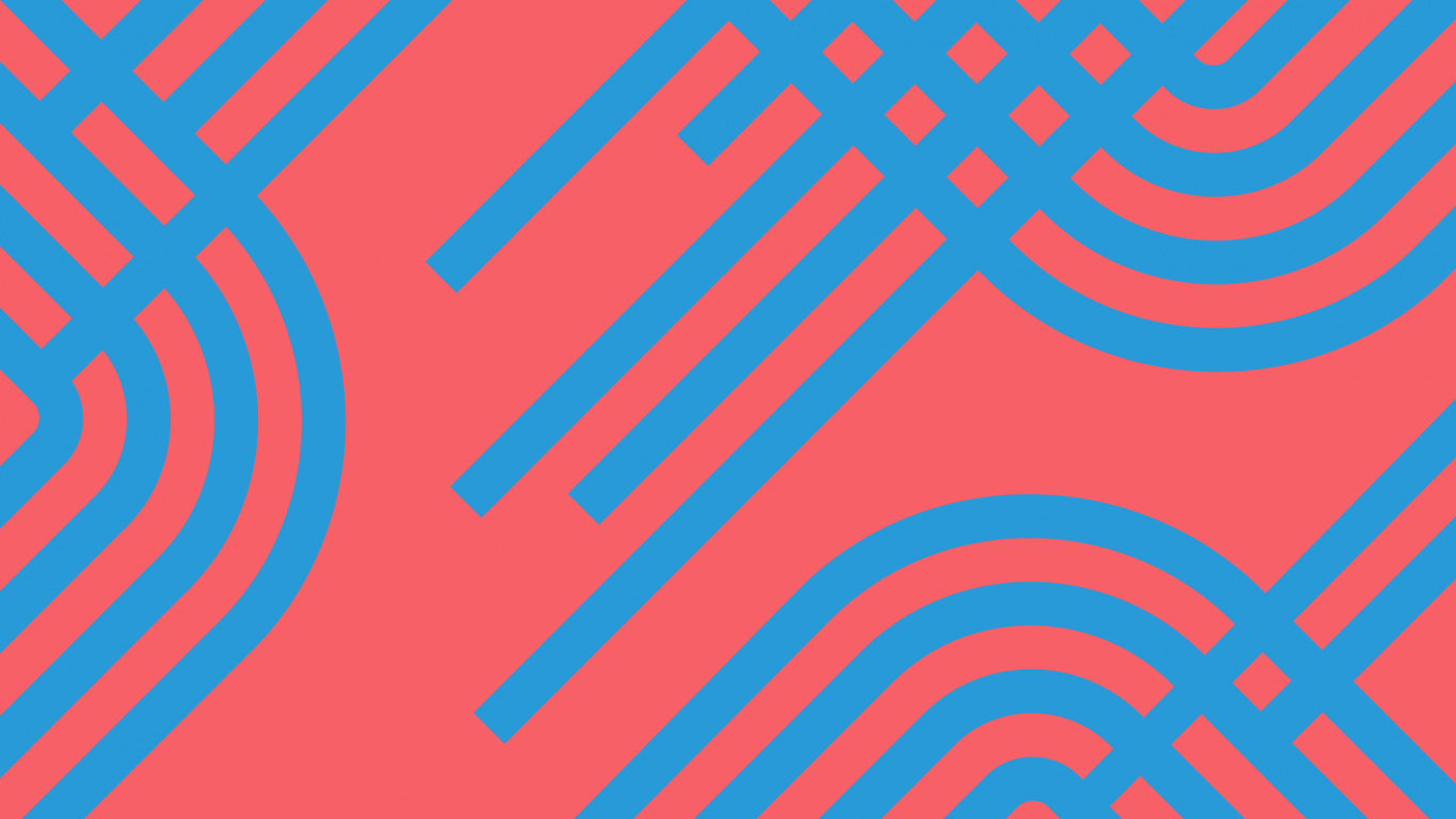 Patrón, Diseño Gráfico, Azul, Rojo, Circulo. Wallpaper in 1366x768 Resolution