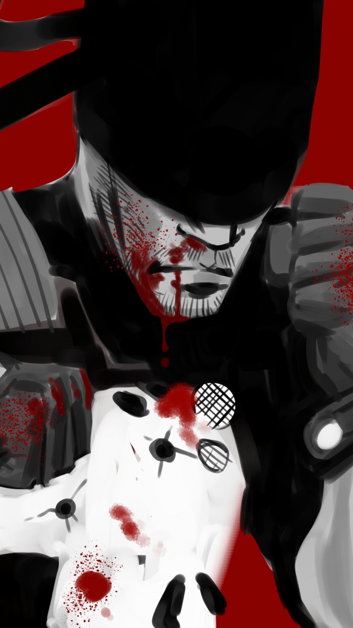 Illustration de Robot Blanc et Noir. Wallpaper in 720x1280 Resolution