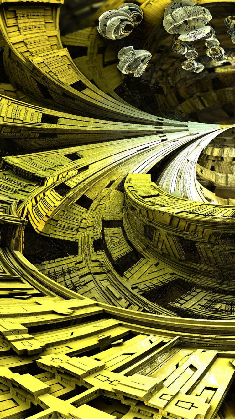 Lumière, Noir, Jaune, Art, Bâtiment. Wallpaper in 750x1334 Resolution