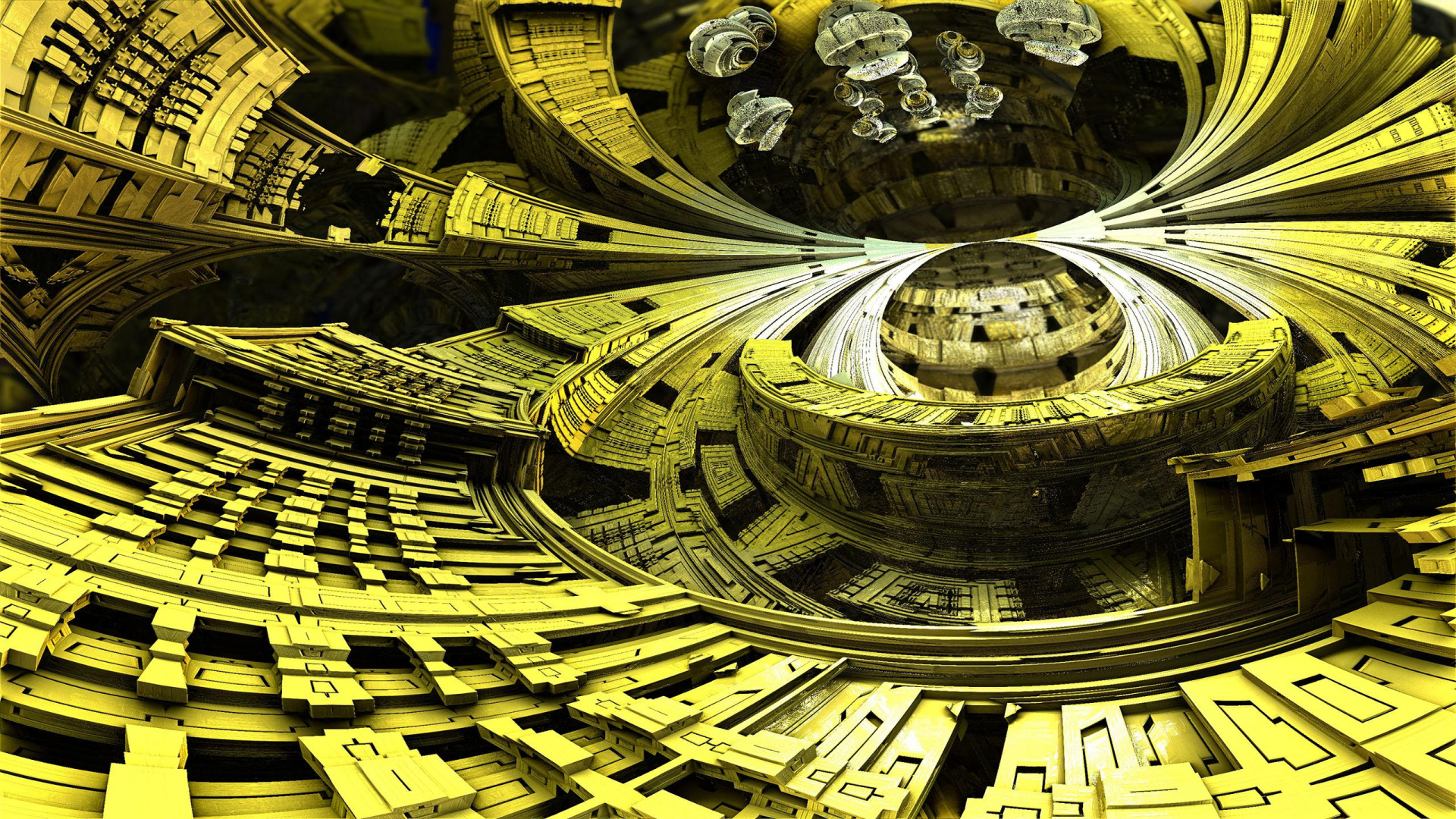 Wahrzeichen, Licht, Schwarz, Gelb, Kunst. Wallpaper in 1920x1080 Resolution