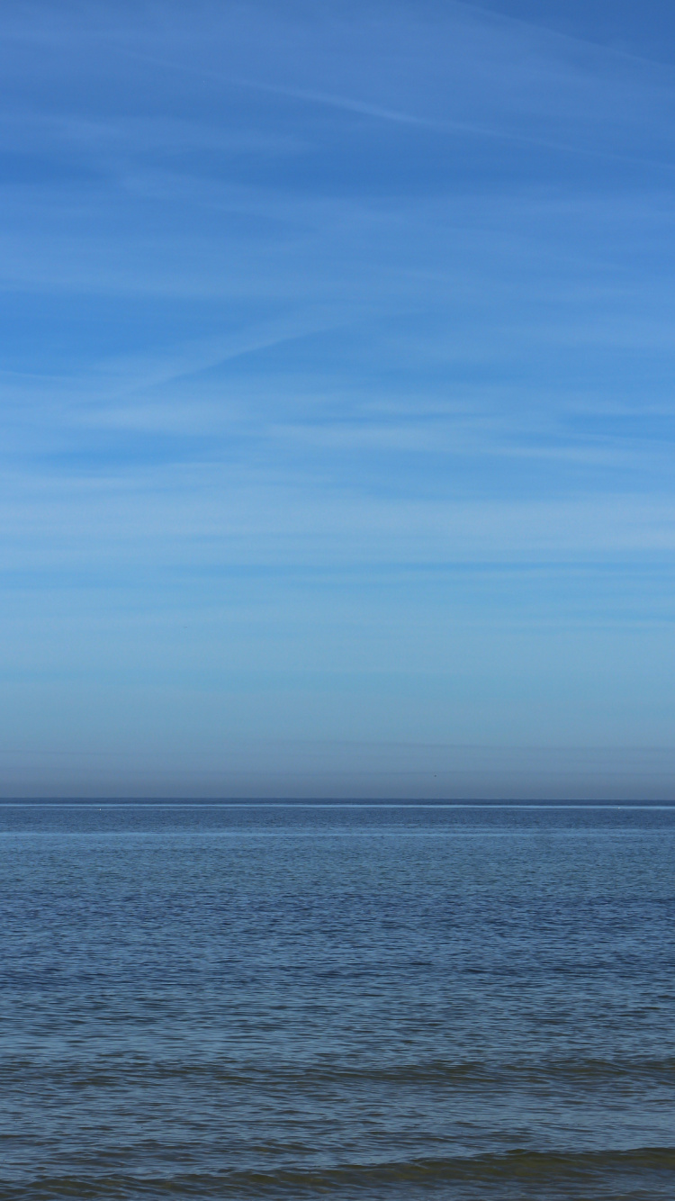 Download 750x1334 Wallpaper Sea, Horizon, Body of Water, Blue, Ocean Sea, Horizon, Body of Water, Blue, Ocean. Wallpaper in 750x1334 Resolution