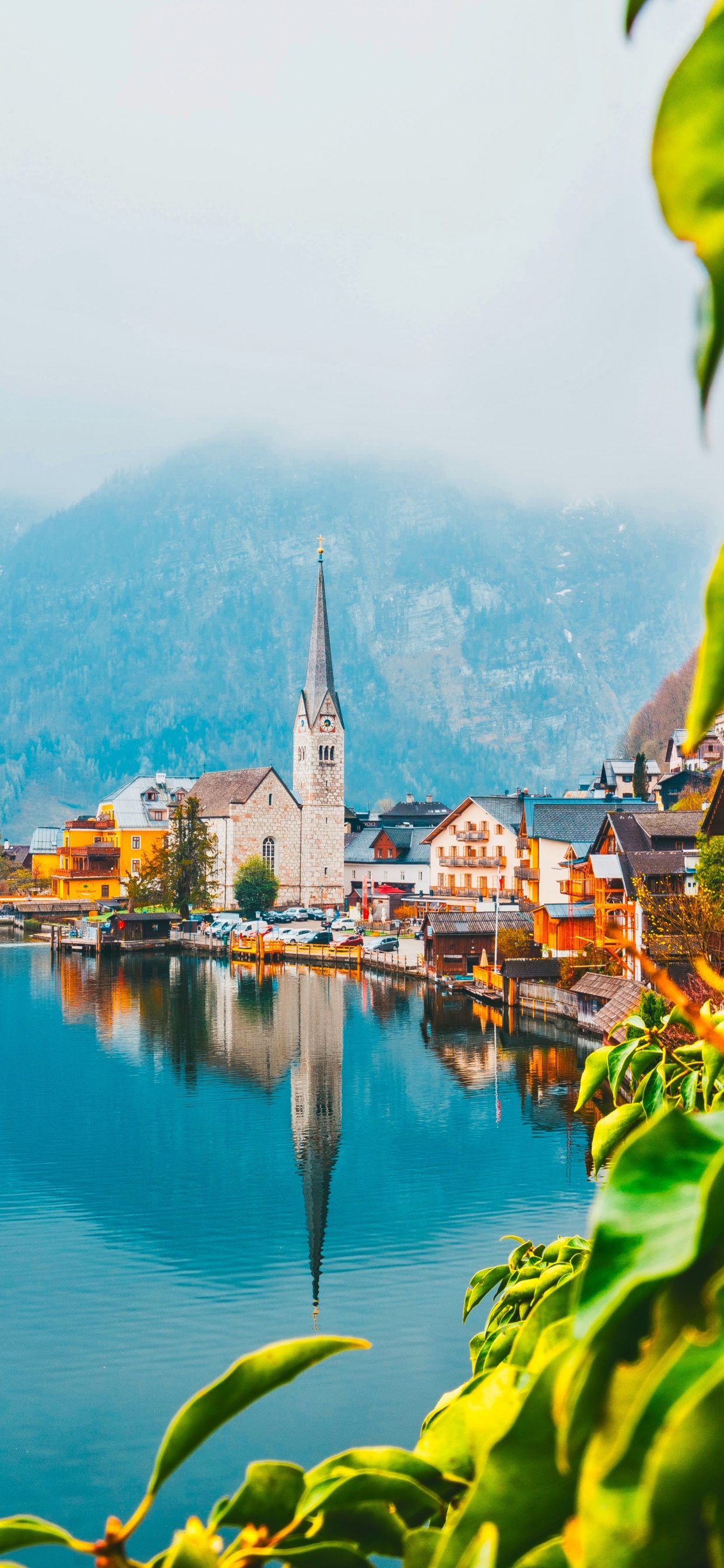 Water, Water Resources, Mountain, Building, Green. Wallpaper in 1242x2688 Resolution