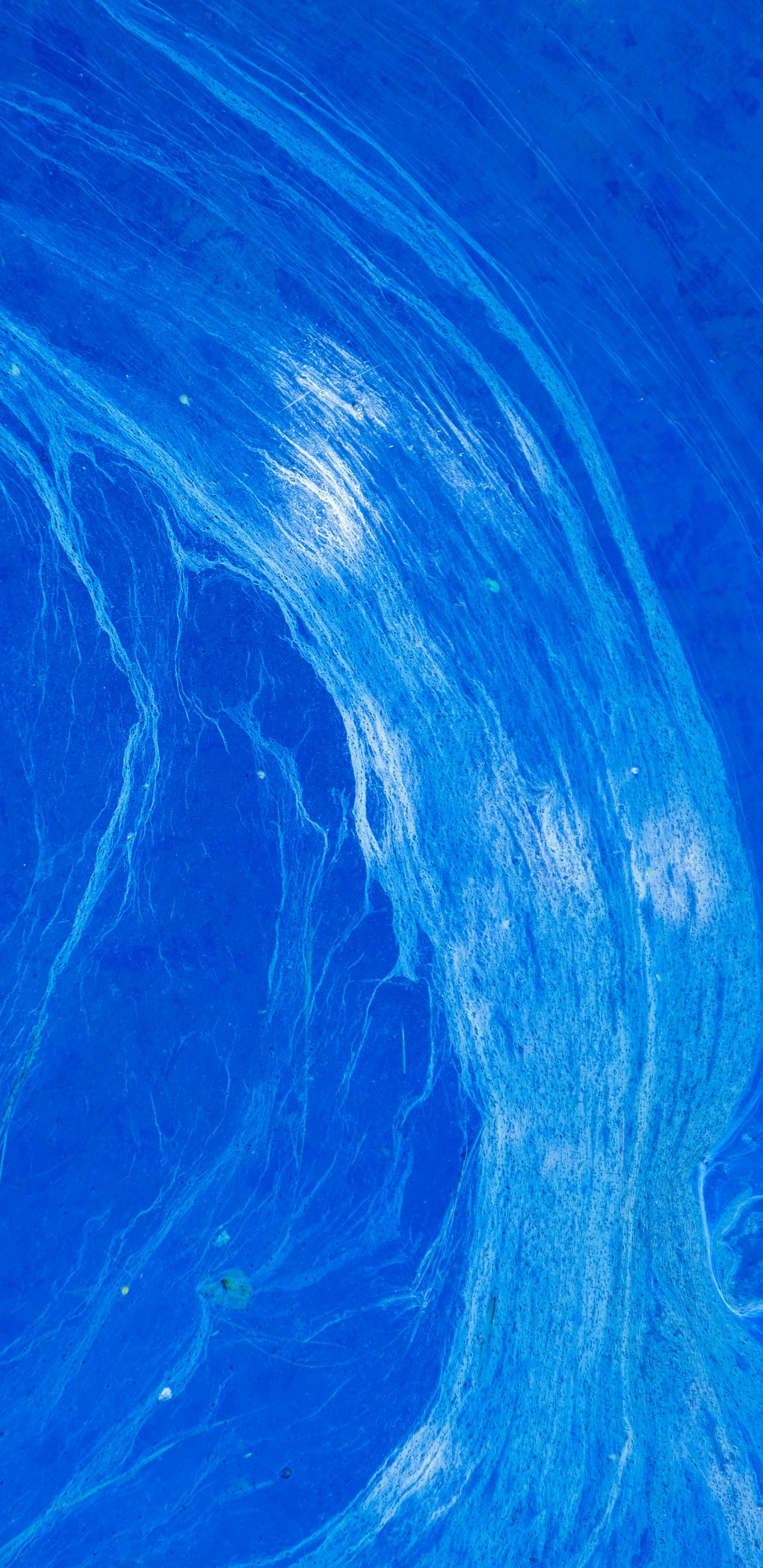 Blue and Brown Abstract Painting. Wallpaper in 1440x2960 Resolution