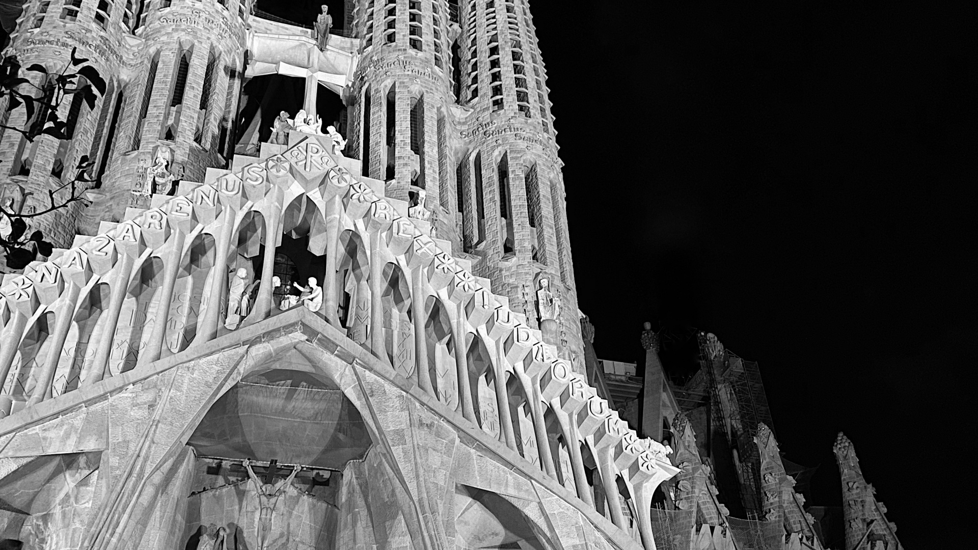 Landmark, Architecture, Night, Spire, Gothic Architecture. Wallpaper in 1920x1080 Resolution