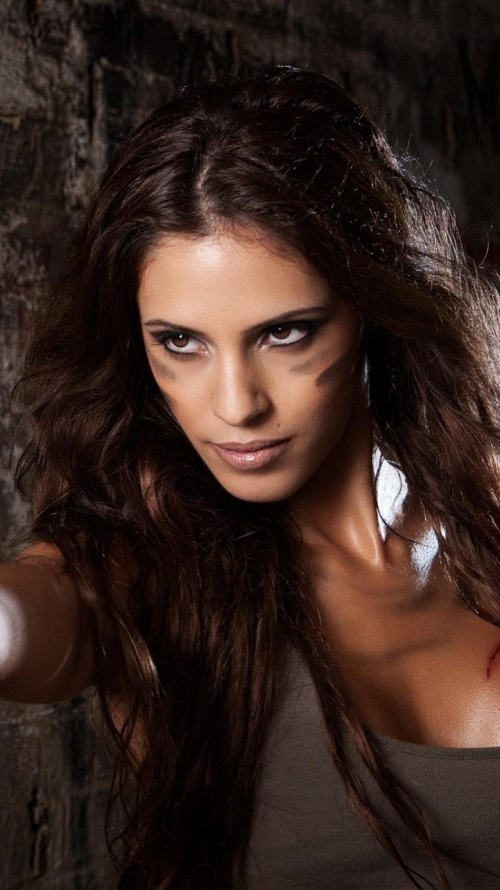 Girls With Guns, Gun, Muscle, Model, Cannon. Wallpaper in 720x1280 Resolution