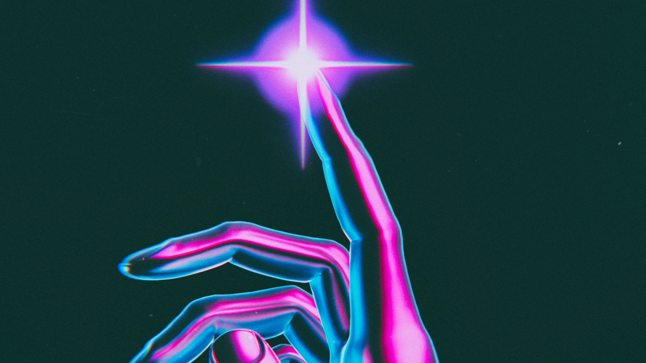 Ilustración de Luz Púrpura y Azul. Wallpaper in 1280x720 Resolution