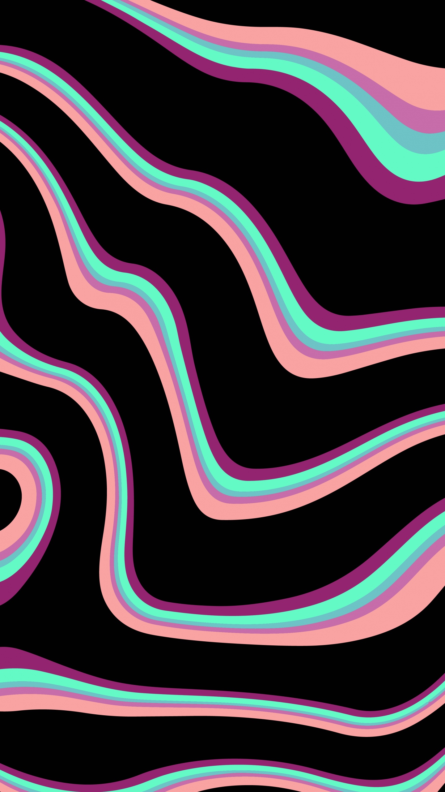 光, 绿色的, 艺术, 粉红色, 品红色 壁纸 1440x2560 允许