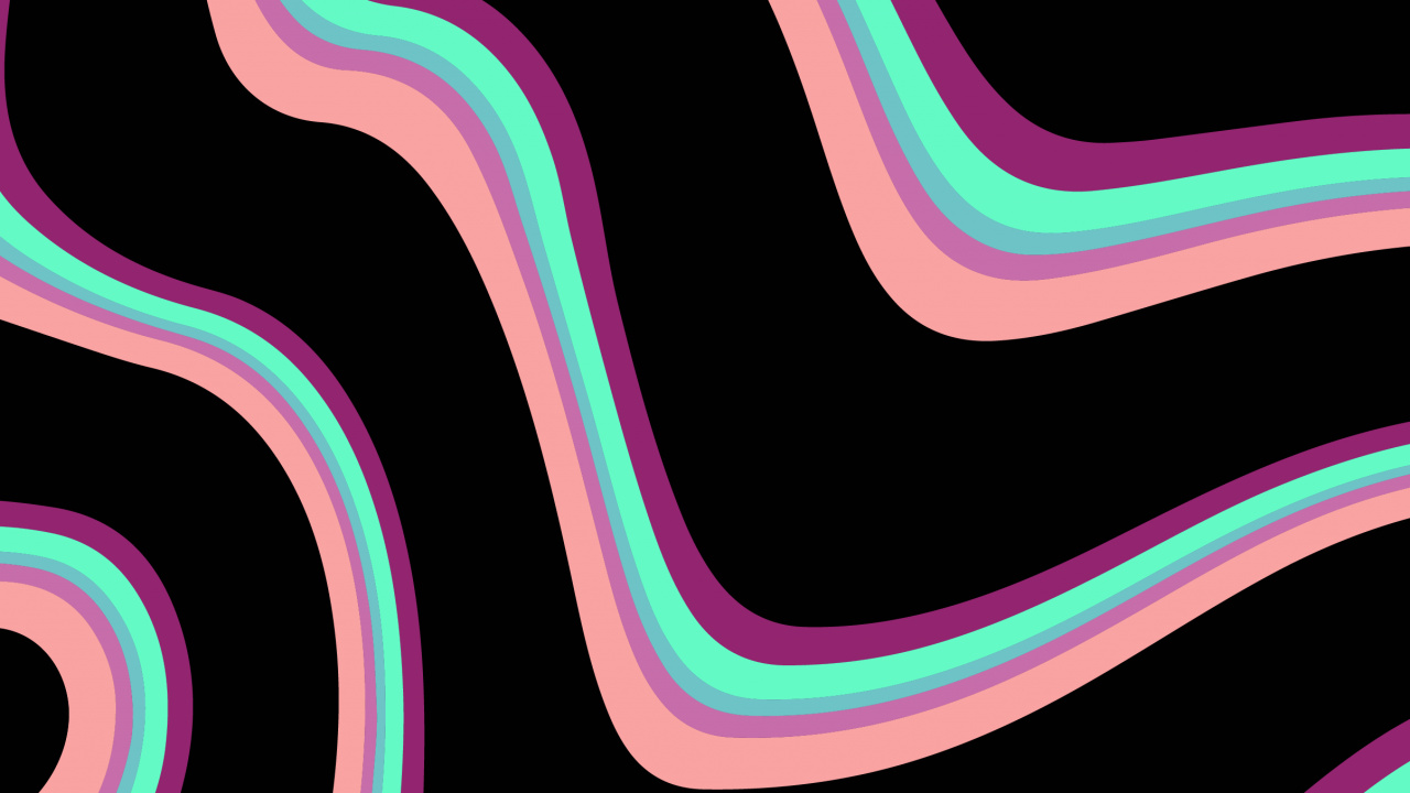 Pattern, Light, Green, Art, Pink. Wallpaper in 1280x720 Resolution