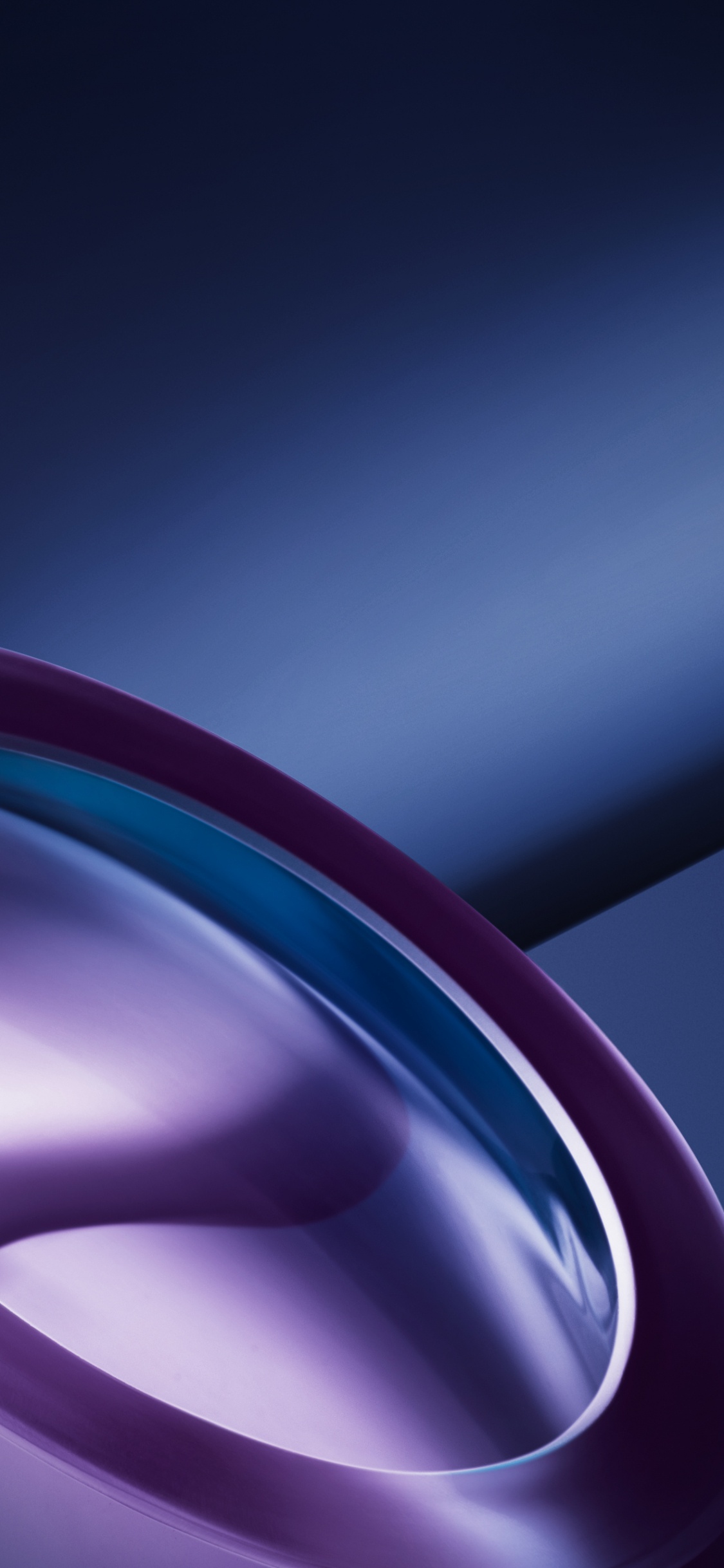 Purple and Blue Light Illustration. Wallpaper in 1125x2436 Resolution