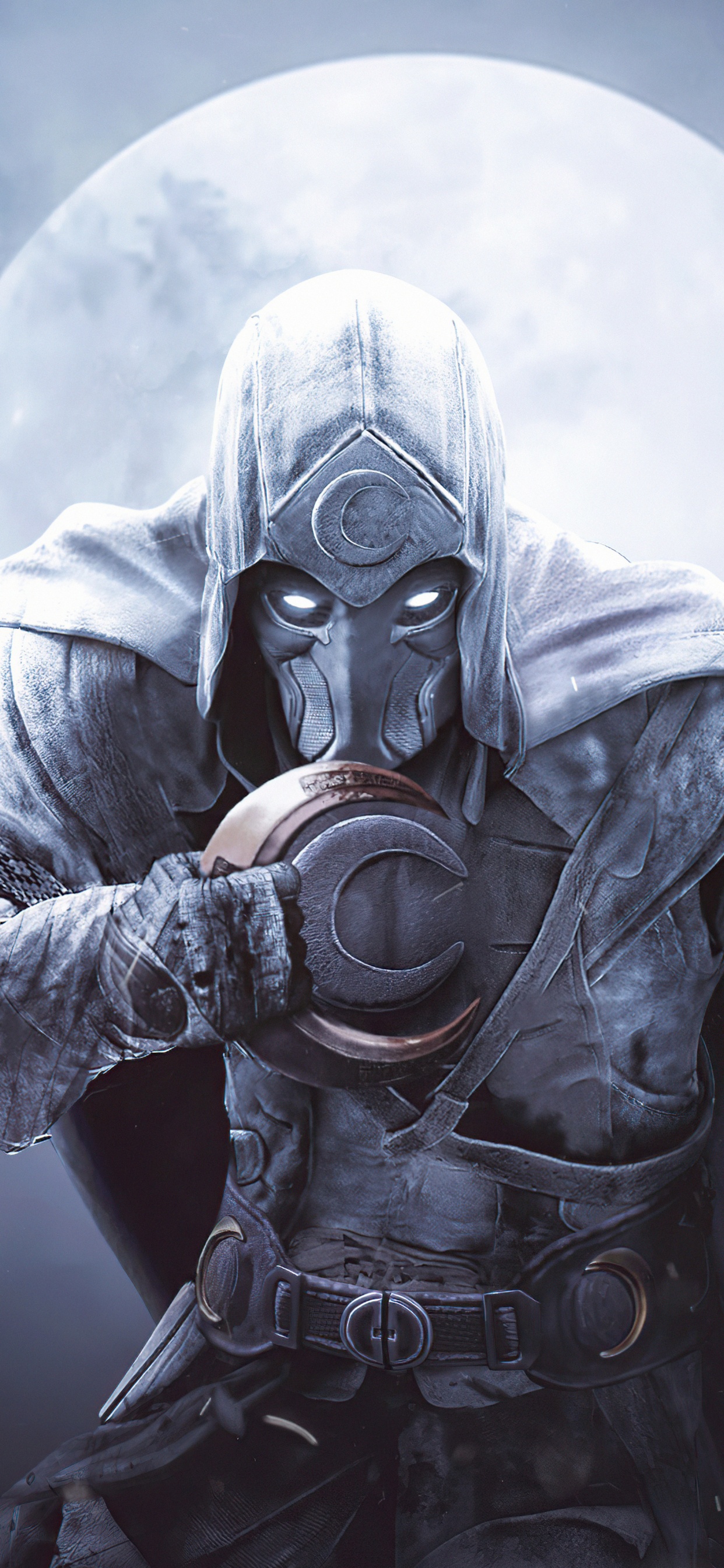 Moon Knight Avatar, Moon Knight, Marc Spector, Marvel Cinematic Universe, Marvel Comics. Wallpaper in 1242x2688 Resolution