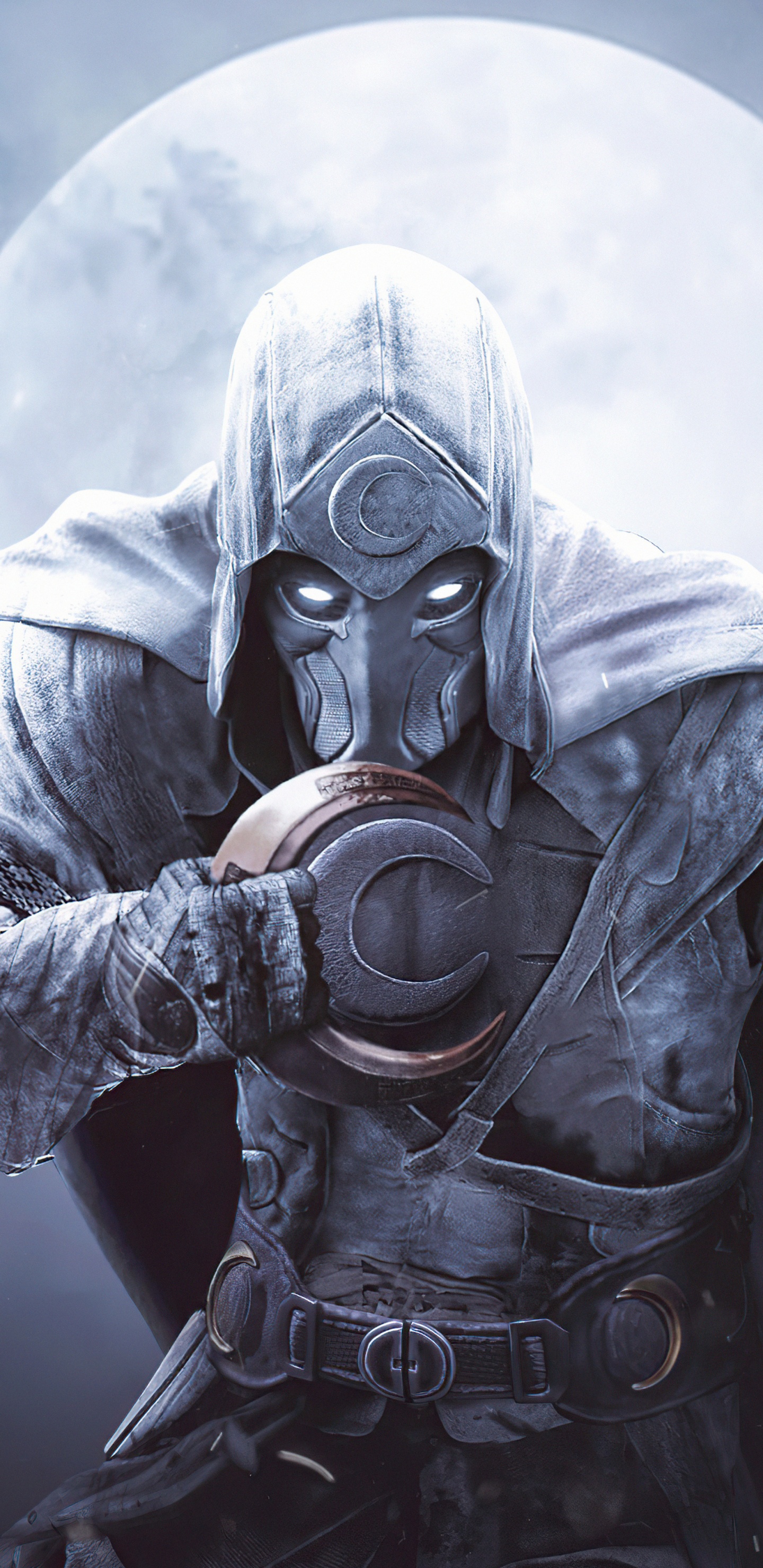 Moon Knight Avatar, Moon Knight, Marc Spector, Marvel Cinematic Universe, Marvel Comics. Wallpaper in 1440x2960 Resolution