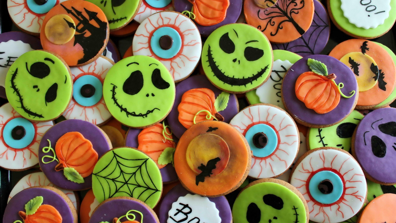 Cake, Cupcake, Sweetness, Pumpkin, Food. Wallpaper in 1280x720 Resolution