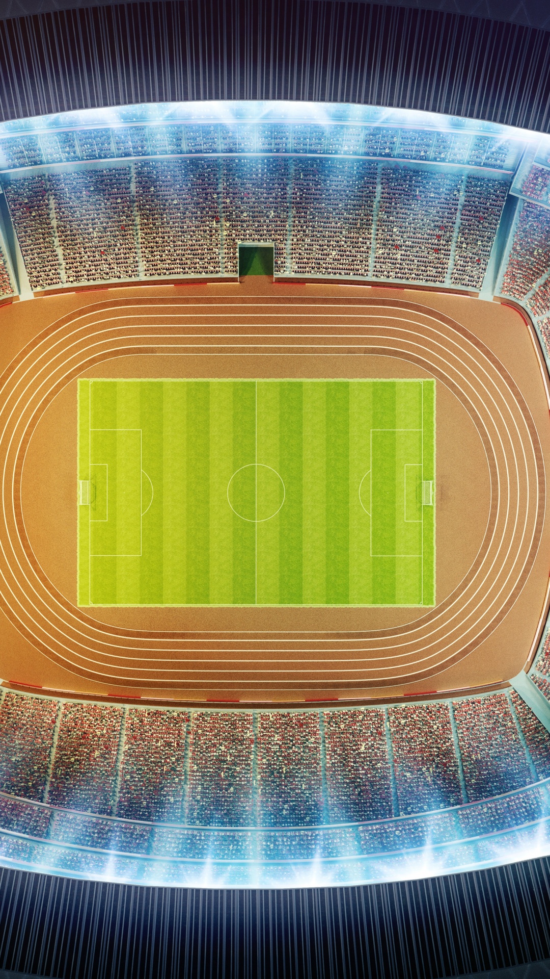 Trampoline Rond Bleu et Blanc. Wallpaper in 1080x1920 Resolution