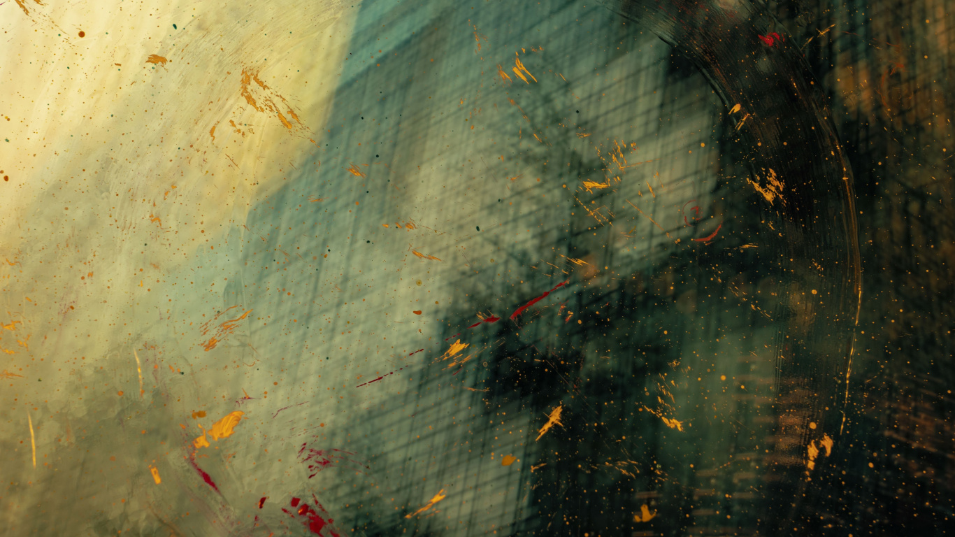 Filet Bleu et Blanc Sur Mur Blanc. Wallpaper in 1366x768 Resolution