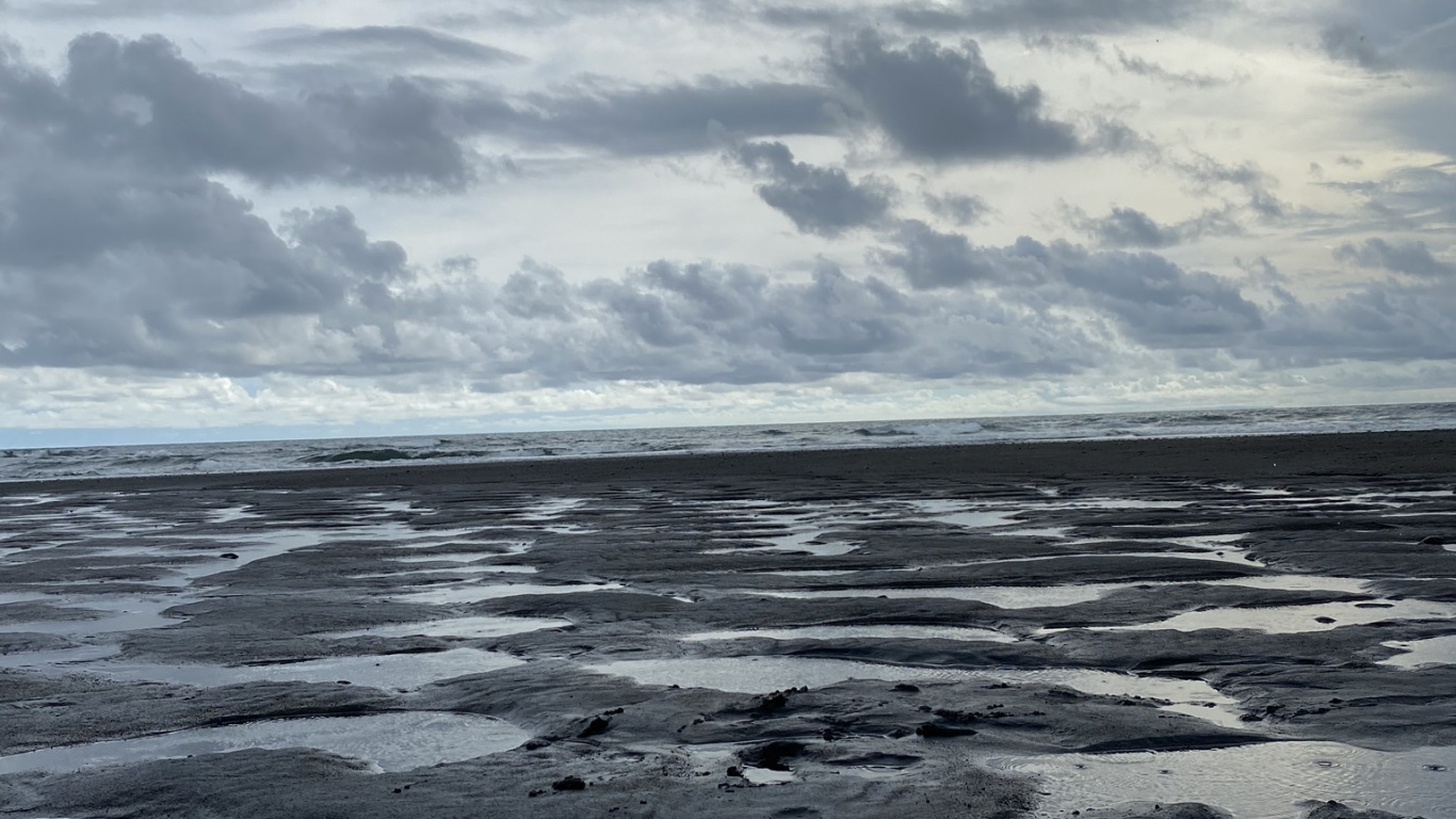 Indonesia, Bali, Mudflat, Arctic Ocean, Tide. Wallpaper in 1366x768 Resolution