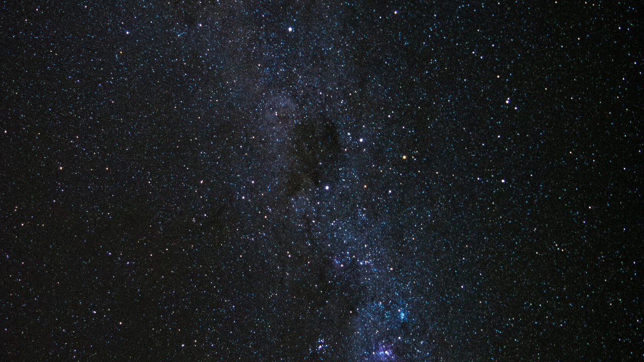 Starry Night Sky During Night Time. Wallpaper in 1280x720 Resolution