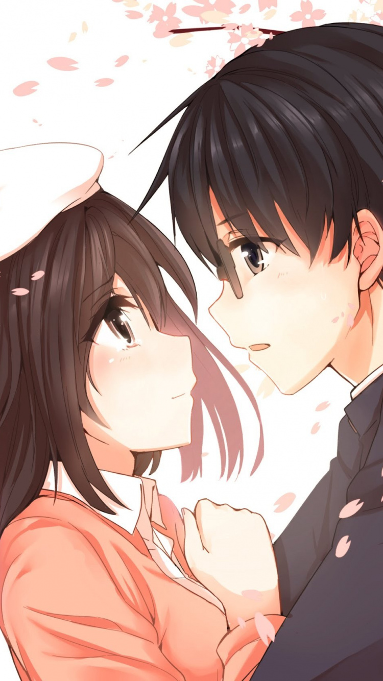 Black Haired Male Anime Character. Wallpaper in 750x1334 Resolution