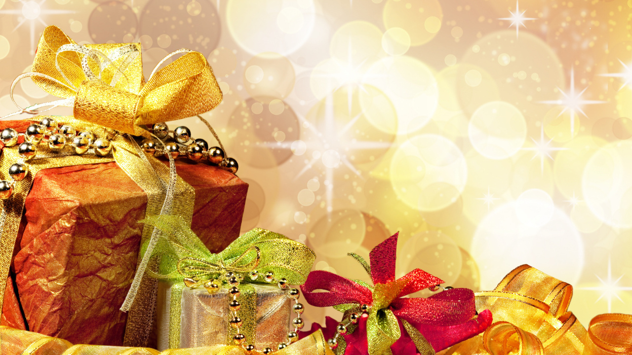 Christmas Day, Christmas Gift, Party, Holiday, New Year. Wallpaper in 1280x720 Resolution