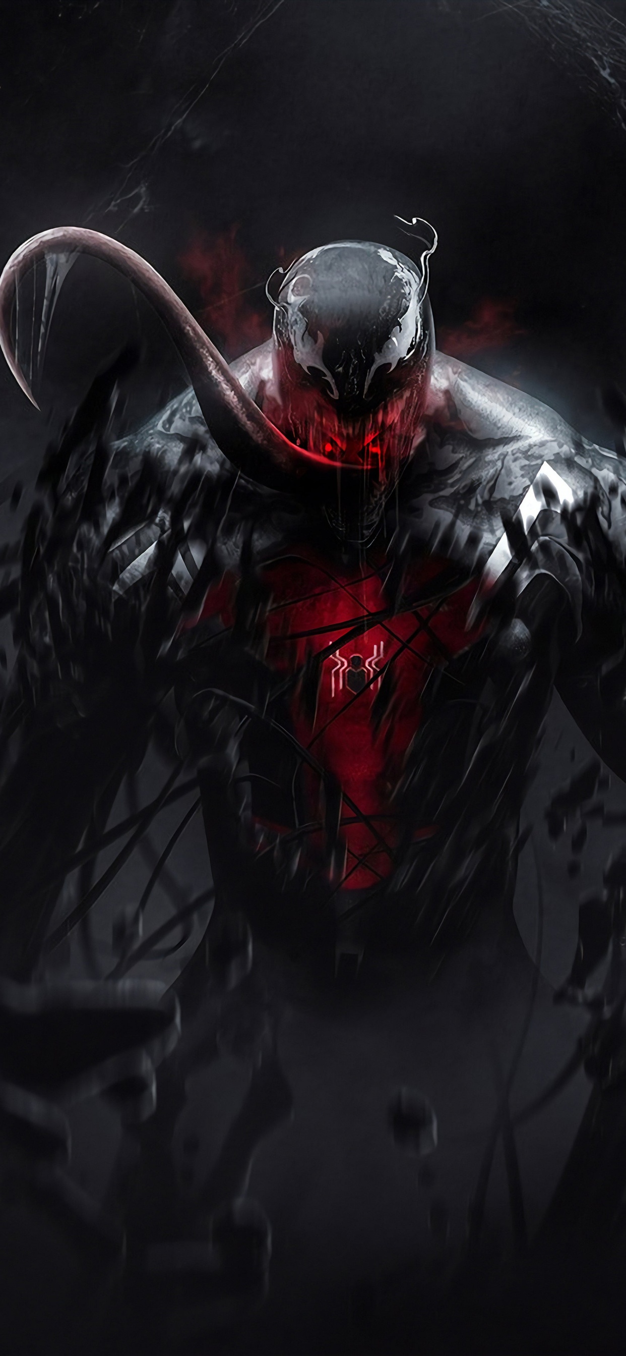 Venom Cool, Venom, Carnage, Spider-man, Marvel Comics. Wallpaper in 1242x2688 Resolution