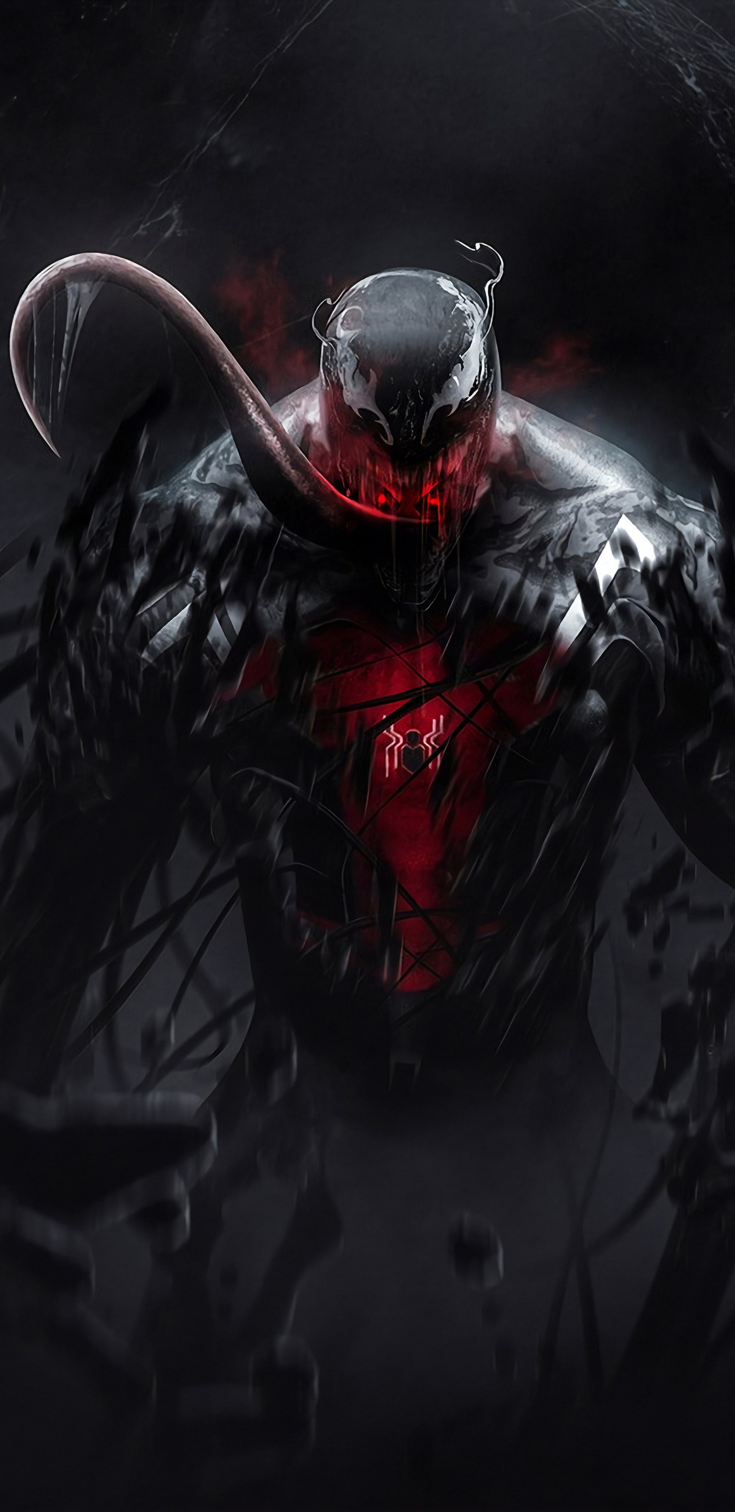 Venom Cool, Venom, Carnage, Spider-man, Marvel Comics. Wallpaper in 1440x2960 Resolution